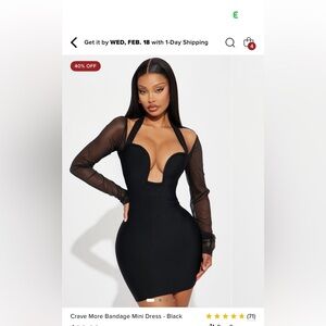 Fashion Nova Bandage Dress